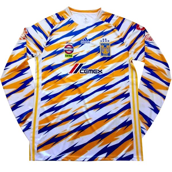 Camiseta Tigres UANL Tercera equipación ML 2019-2020 Blanco Amarillo